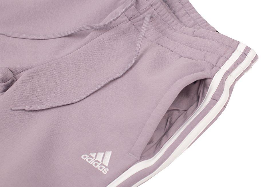 adidas Dámské kalhoty Essentials 3-Stripes Fleece Cuffed IR5403