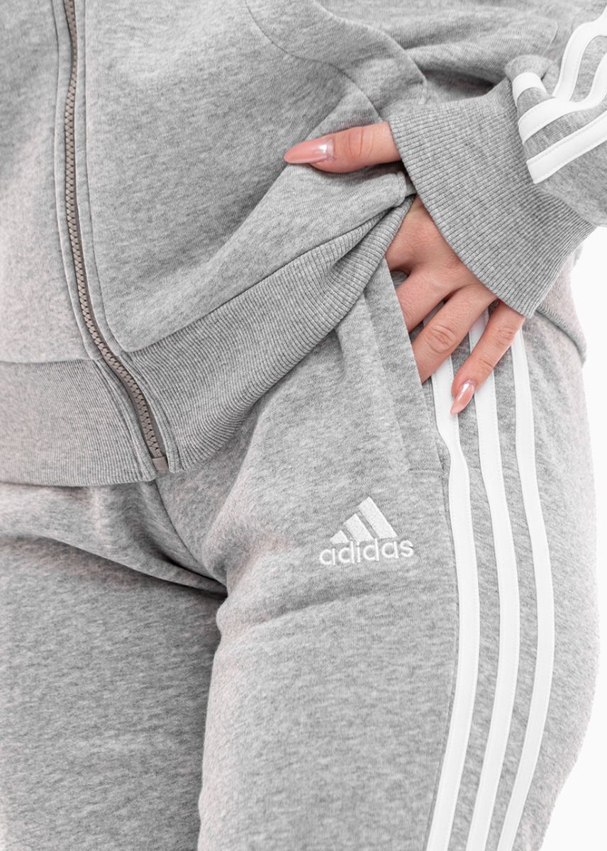 adidas Dámské kalhoty Essentials 3-Stripes Fleece Cuffed IL3282