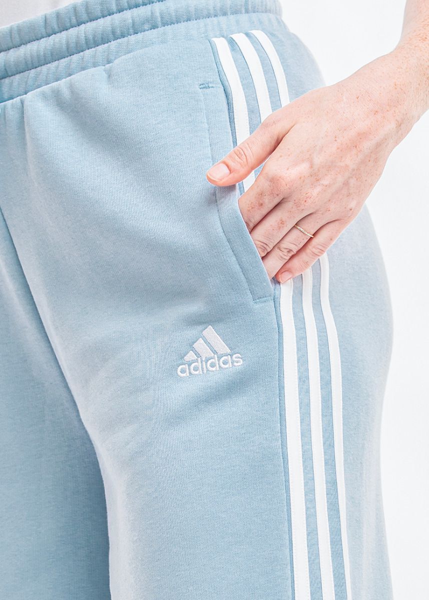 adidas Dámské tepláky Essentials 3-Stripes Fleece Wide IR5384