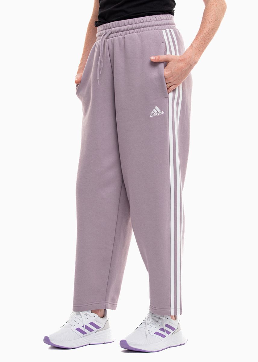 adidas Dámské tepláky Essentials 3-Stripes Open Hem Fleece IR5387