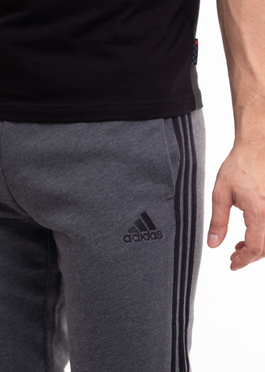 adidas Pánské Kalhoty Essentials French Terry Tapered Cuff 3-Stripes Pants H12256