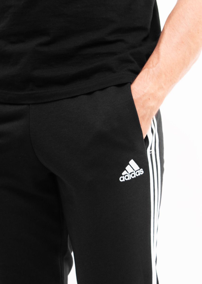 adidas Kalhoty Teplákové Pánské Essentials Tapered Cuff 3 Stripes GK8831