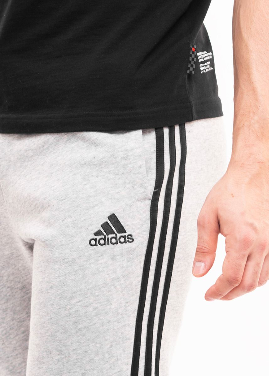 adidas Kalhoty Teplákové Pánské Essentials Tapered Cuff 3 Stripes GK8889