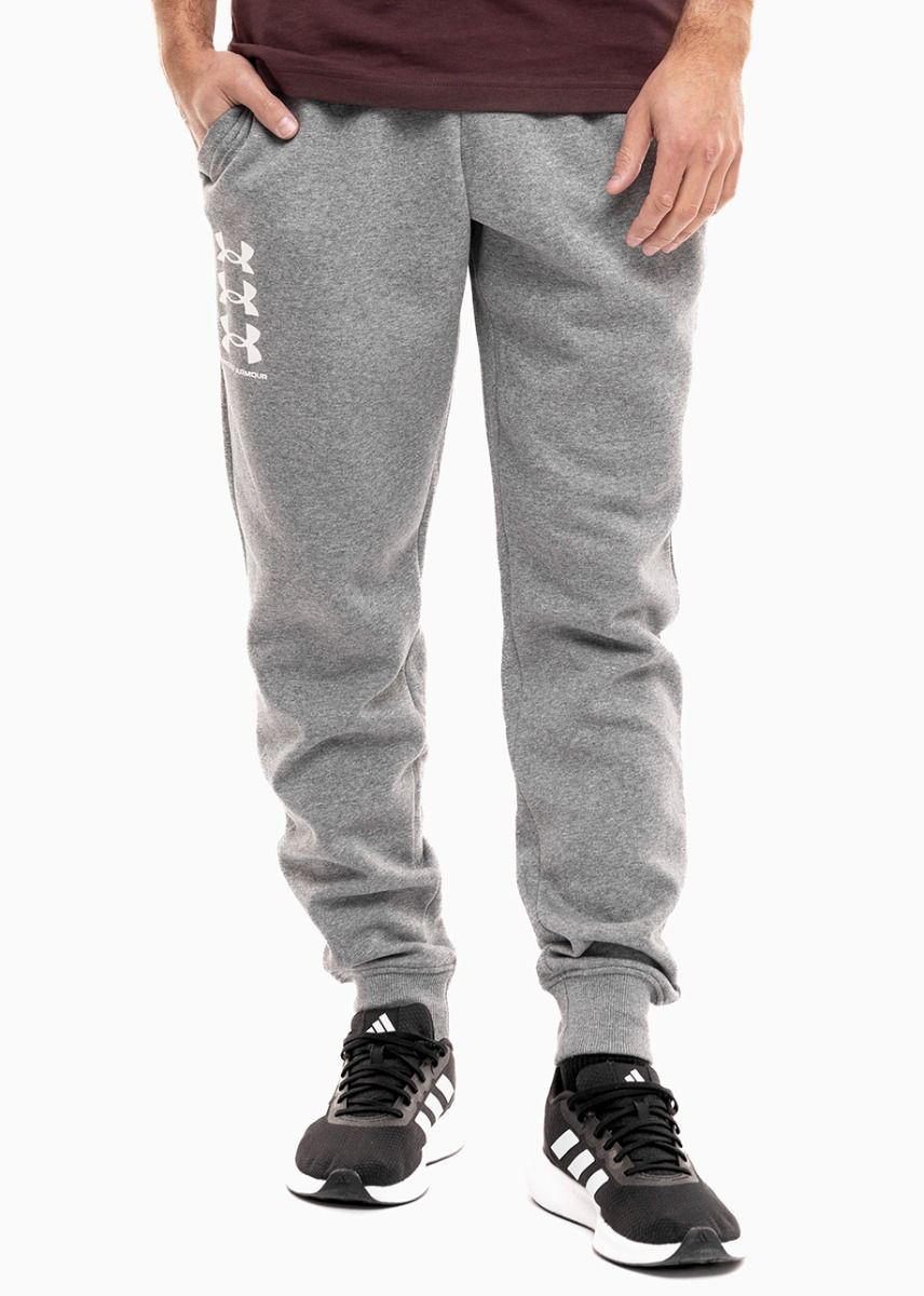 Under Armour Pánské Kalhoty Teplákové Rival Fleece 3Logo Jogger 1357131 012