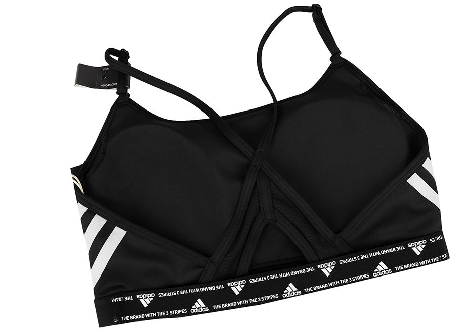 adidas Sportovní podprsenka Aeroreact Training Light-Support 3-Stripes Bra HC7862