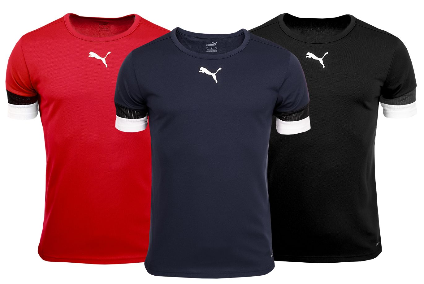 PUMA Set dětských triček teamRISE Jersey Jr 704938 01/06/03