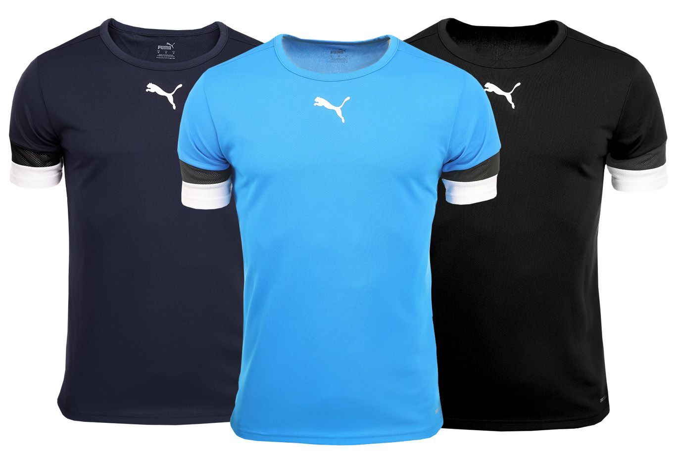 PUMA Set dětských triček teamRISE Jersey Jr 704938 02/06/03