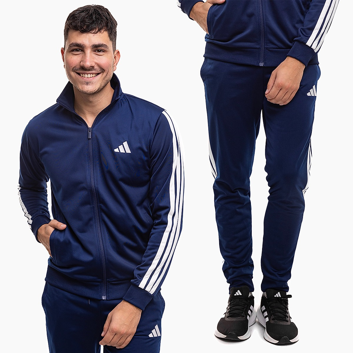 adidas Pánská tepláková souprava Sportswear Basic 3-Stripes Tricot JI8859
