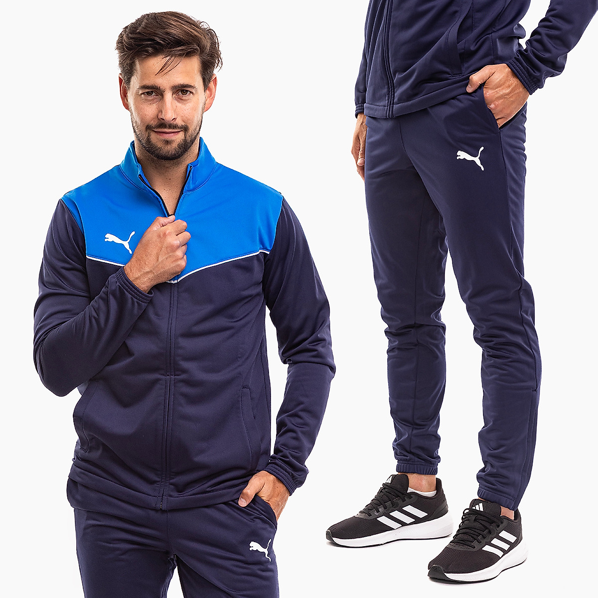 PUMA Pánská tepláková souprava individualRISE Tracksuit 657534 02