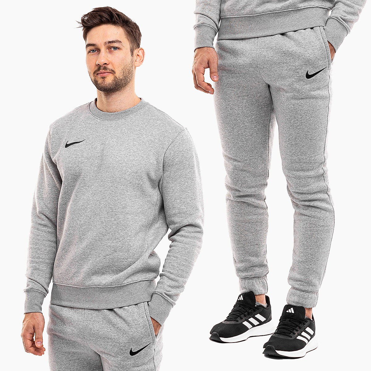 Nike Teplákové soupravy Kalhoty mikina Park 20 Crewneck CW6902 063 / CW6907 063