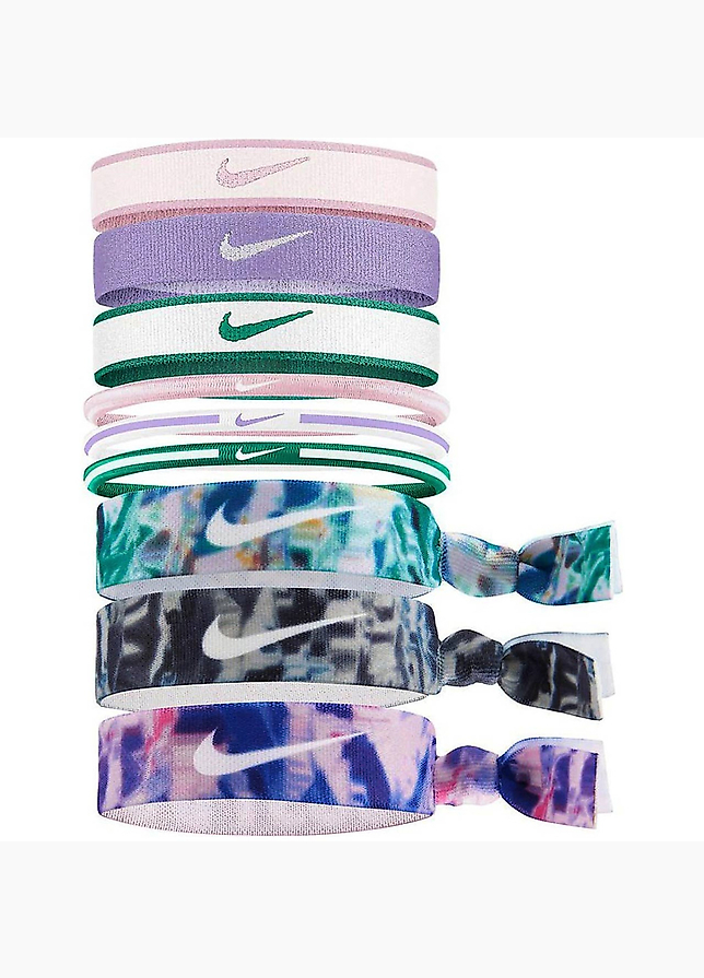 Nike Gumičky do vlasů Mixed 9pcs N0003537510OS Nike Gumičky do vlasů Mixed 9pcs N0003537510OS