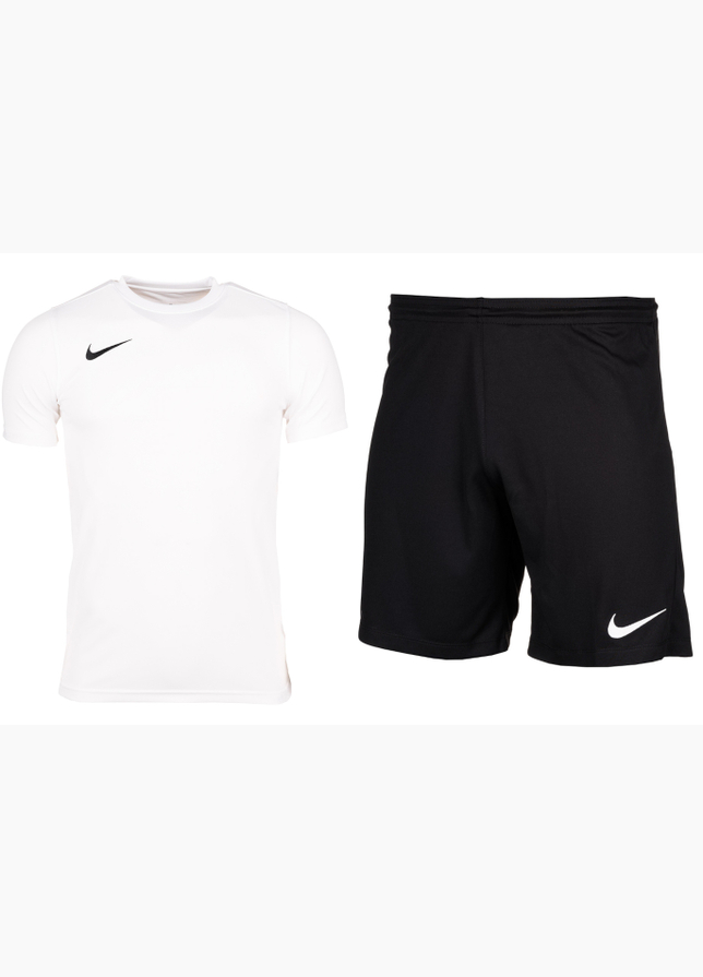 Nike Pánský sportovní set Tričko Šortky Dry Park VII JSY SS BV6708 100/BV6855 010 Nike Pánský sportovní set Tričko Šortky Dry Park VII JSY SS BV6708 100/BV6855 010