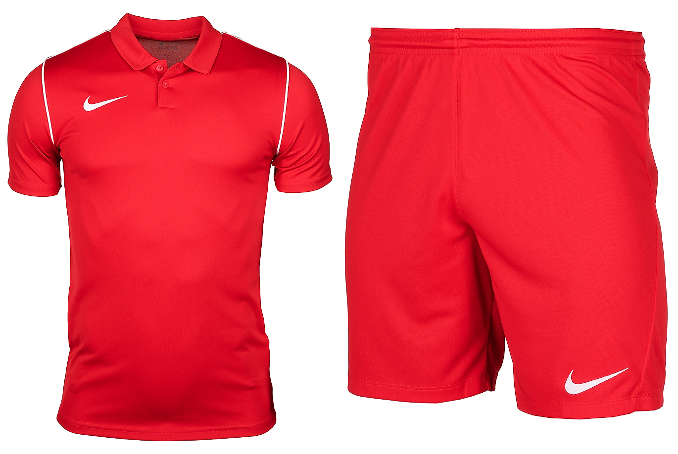 Nike Pánský sportovní set Tričko Šortky M Dry Park 20 Polo BV6879 657/BV6855 657