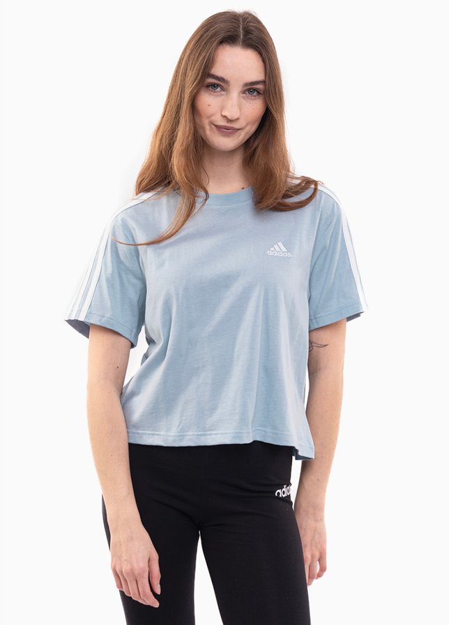 adidas Dámské tričko Essentials 3-Stripes Single Jersey Crop Top IS1568 adidas Dámské tričko Essentials 3-Stripes Single Jersey Crop Top IS1568
