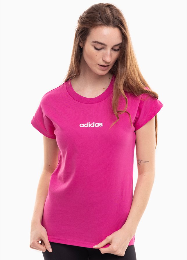 adidas Dámské tričko Essentials Linear Cotton JC8240 adidas Dámské tričko Essentials Linear Cotton JC8240