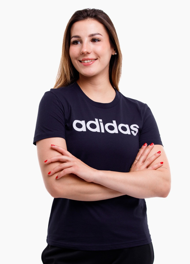 adidas tričko dámské Essentials Linear Slim Tee H07833 adidas tričko dámské Essentials Linear Slim Tee H07833