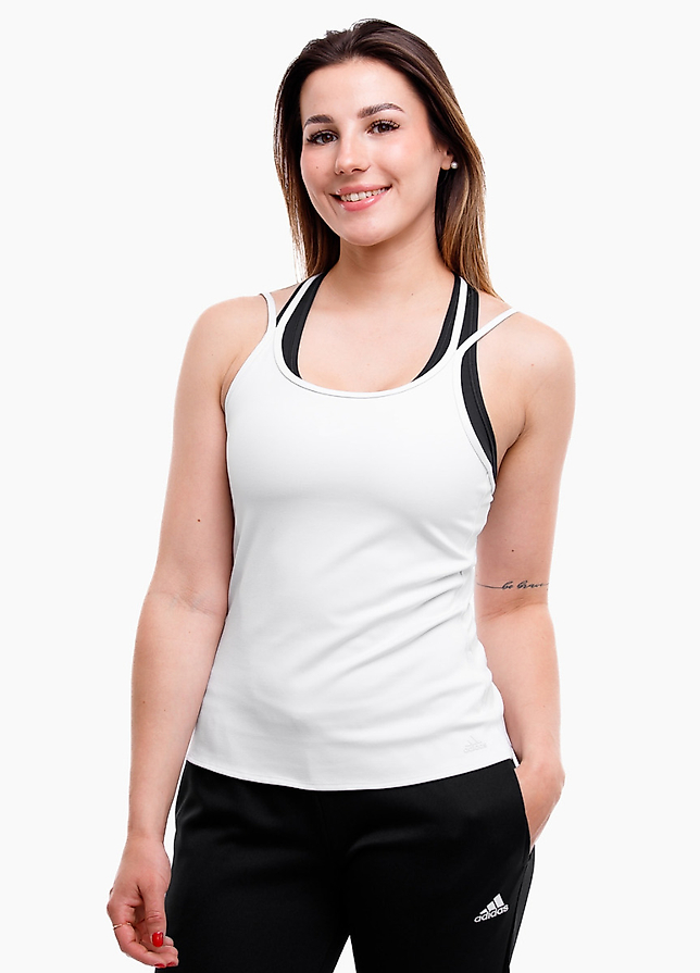 adidas Dámské Tričko Studio Slim Strappy Back Tank Top HE3141 adidas Dámské Tričko Studio Slim Strappy Back Tank Top HE3141