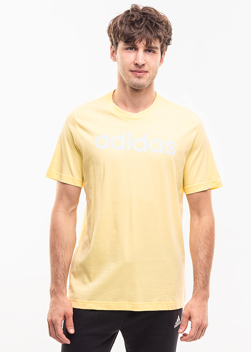 adidas Pánské tričko Essentials Single Jersey Linear Embroidered Logo Tee IZ4769