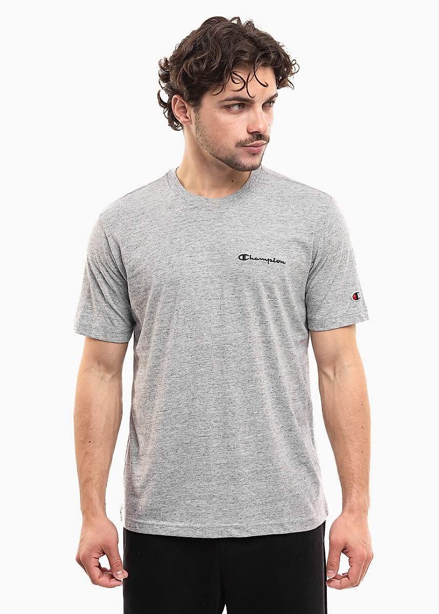 Pánské tričko Champion SS Tee šedé 221798 EM021