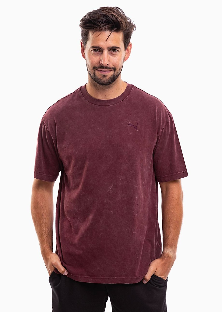 PUMA Pánské tričko Ess Elevated Relaxed Wash Tee 688048 96