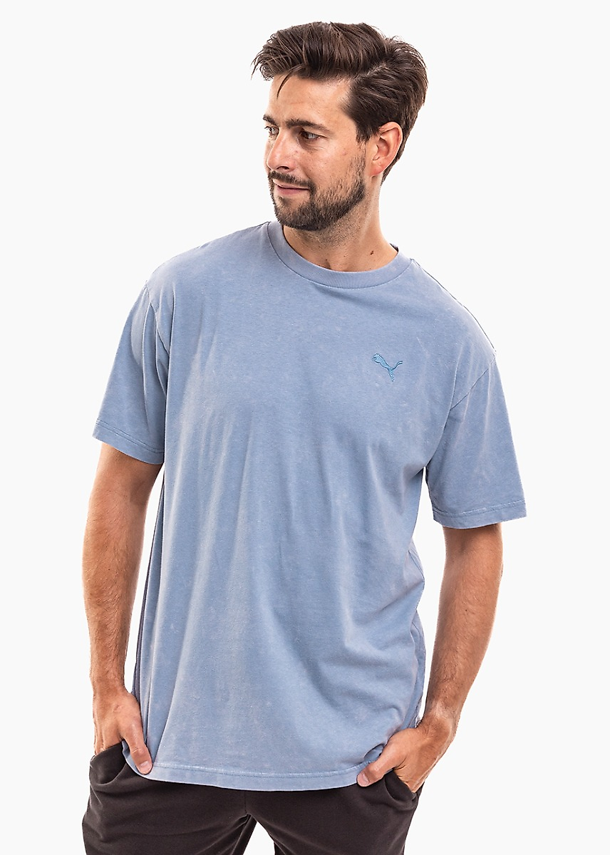 PUMA Pánské tričko Ess Elevated Relaxed Wash Tee 688048 34