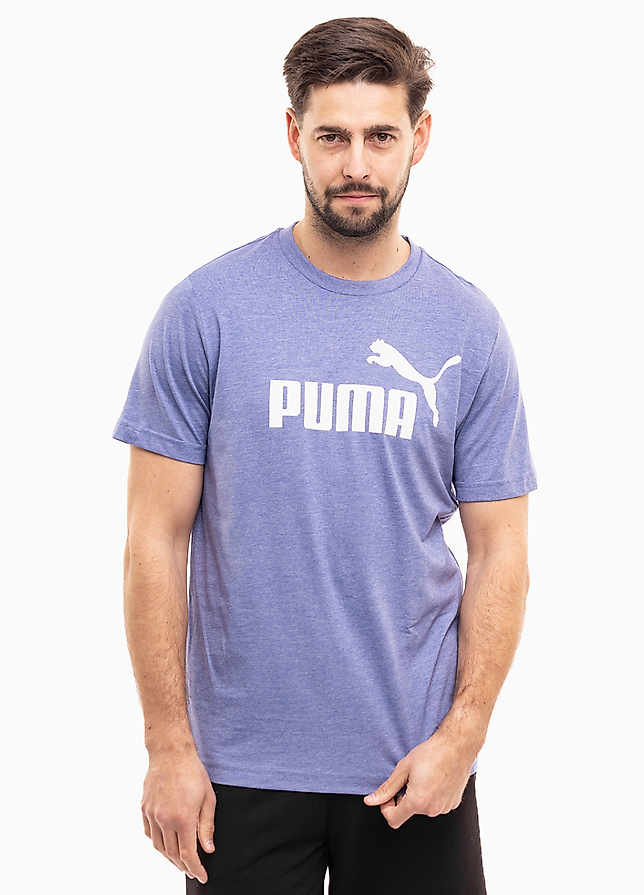 PUMA Pánské tričko Ess No.1 Logo Heathear Tee 682551 46 PUMA Pánské tričko Ess No.1 Logo Heathear Tee 682551 46