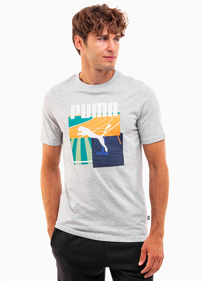 PUMA Pánské tričko GRAPHICS Summer Sports Tee II 627909 04 PUMA Pánské tričko GRAPHICS Summer Sports Tee II 627909 04