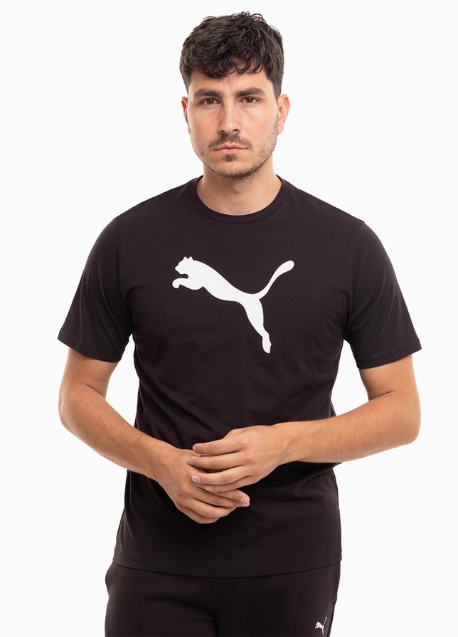 PUMA Pánské tričko Team Rise Logo Jersey Cotton 658705 03 PUMA Pánské tričko Team Rise Logo Jersey Cotton 658705 03