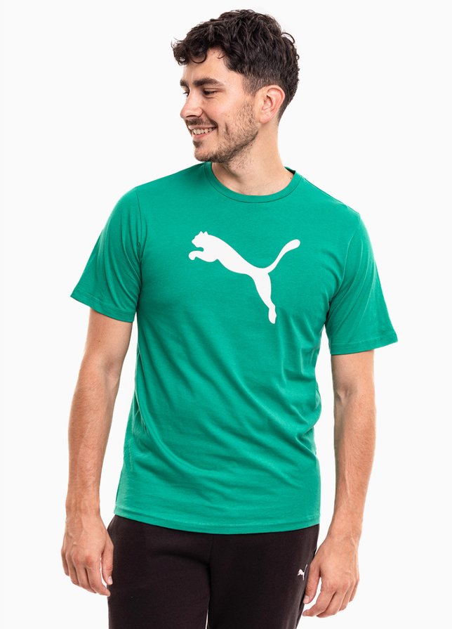 PUMA Pánské tričko Team Rise Logo Jersey Cotton 658705 05 PUMA Pánské tričko Team Rise Logo Jersey Cotton 658705 05