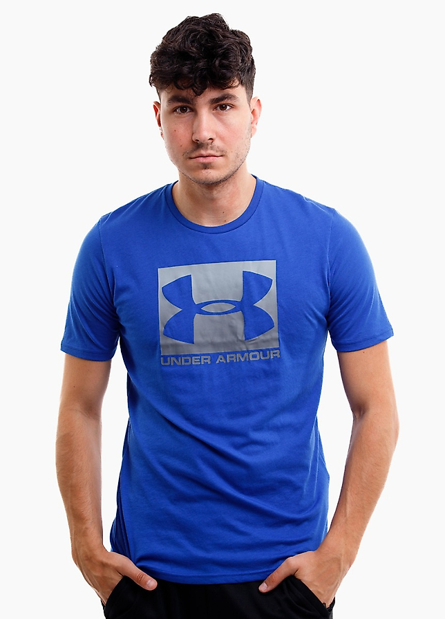 Under Armour Pánské tričko Boxed Sportstyle Ss 1329581 400 Under Armour Pánské tričko Boxed Sportstyle Ss 1329581 400