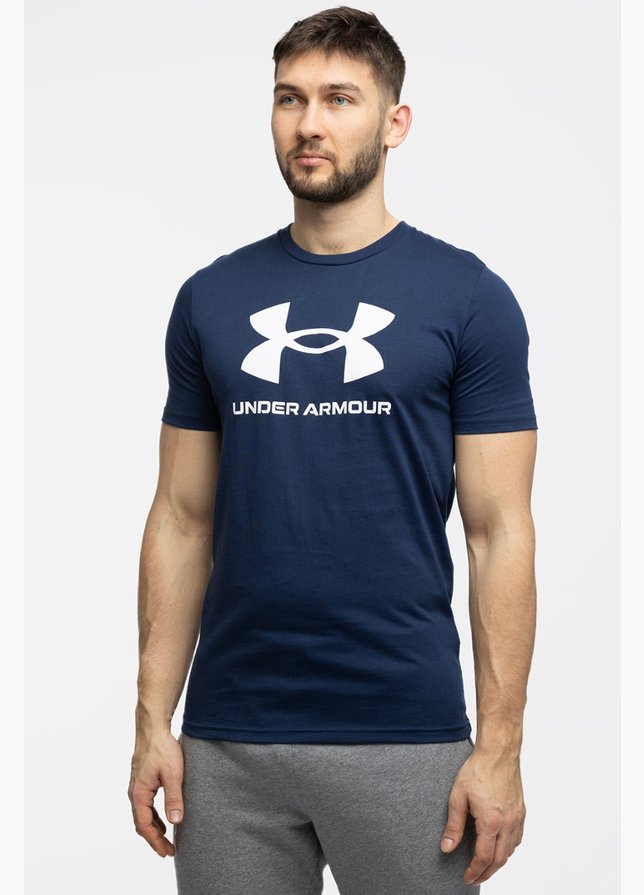 Under Armour Pánské tričko Sportstyle Logo 1382911 408 Under Armour Pánské tričko Sportstyle Logo 1382911 408