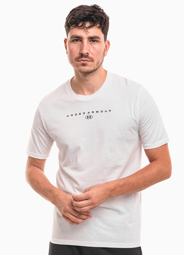 Under Armour Pánské tričko Stacked Logo SS 6000211 100 Under Armour Pánské tričko Stacked Logo SS 6000211 100