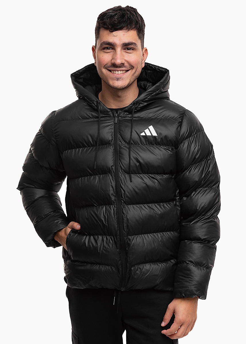 adidas Pánská bunda Essentials Climawarm Synthetic Down Puffer Hoodie JX7787