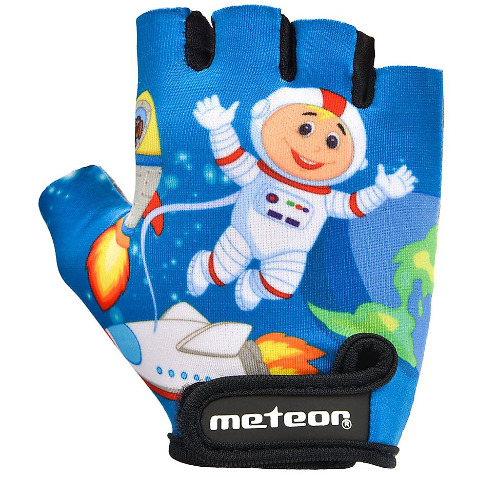 Meteor Dětské cyklistické rukavice Space Jr 26175-26176-26177