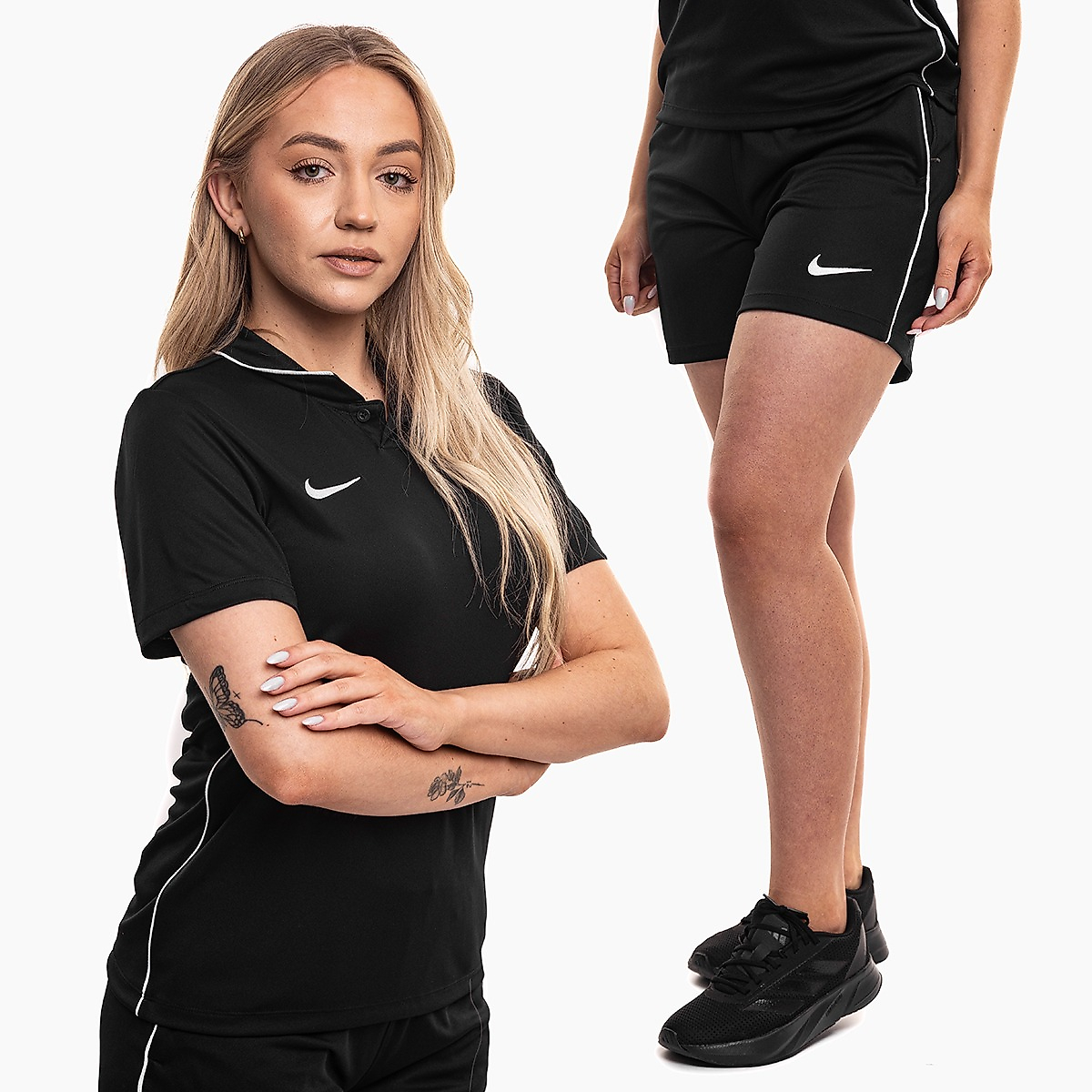 Nike dámská sportovní souprava dres šortky Dri Fit Park 26 Polo HM7150 010/HM7162 010