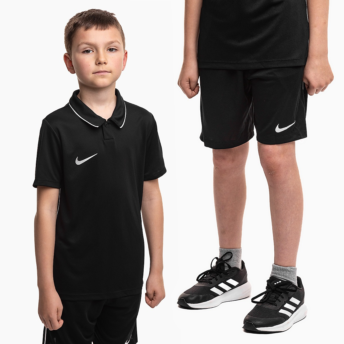Nike Dětský sportovní set Dri Fit Park 26 Polo HM7145 010/HM7164 010