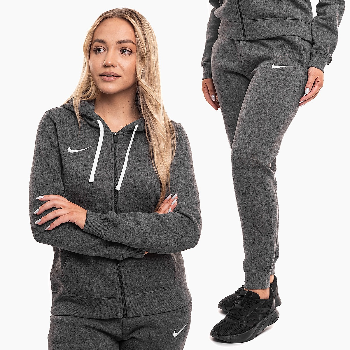 Nike Dámská souprava Park 26 Fleece Full-Zip Hoodie IB1230 071/IB1250 071