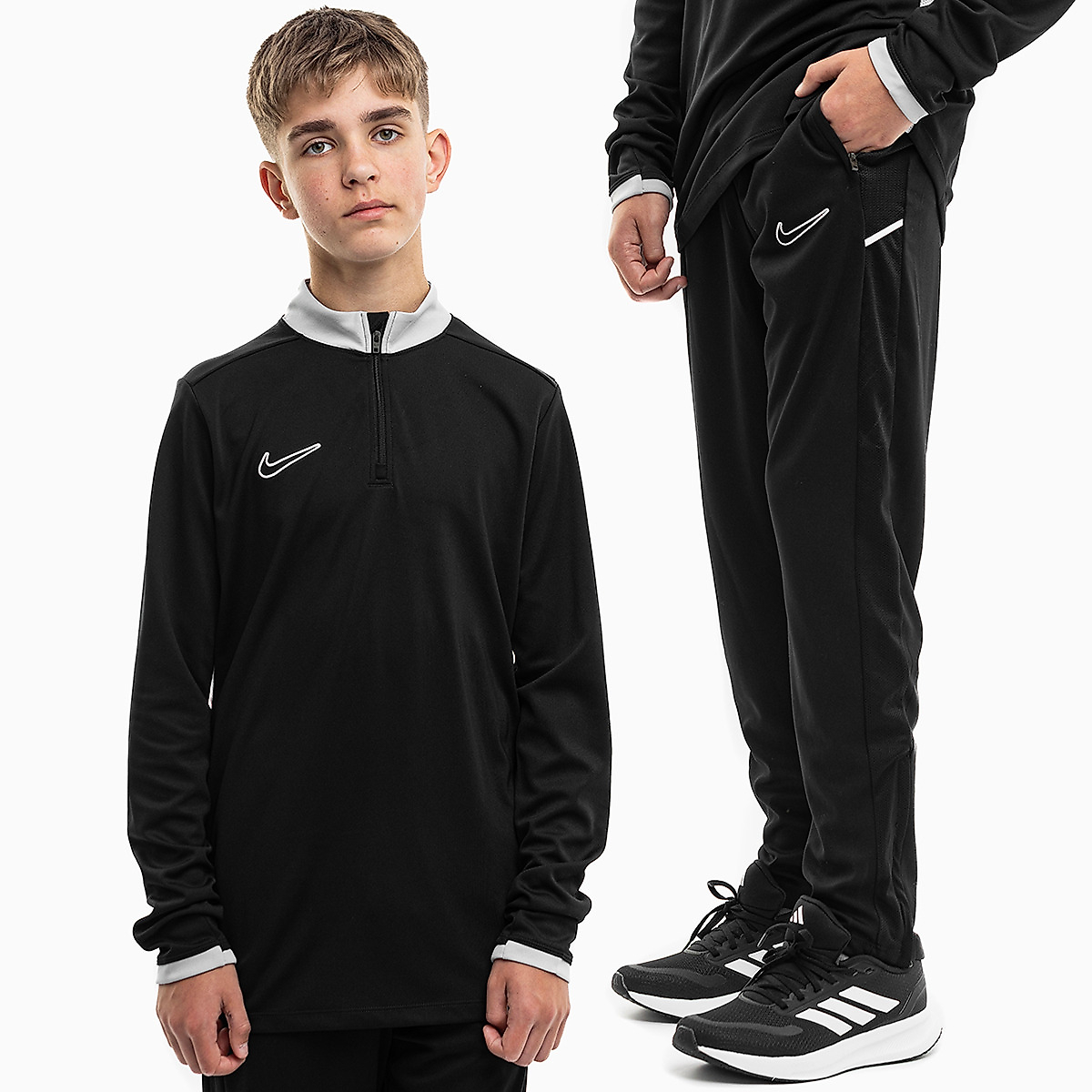 Nike Dětská tepláková souprava Dri-Fit Academy 25 Drill FZ9773 010/FZ9816 010