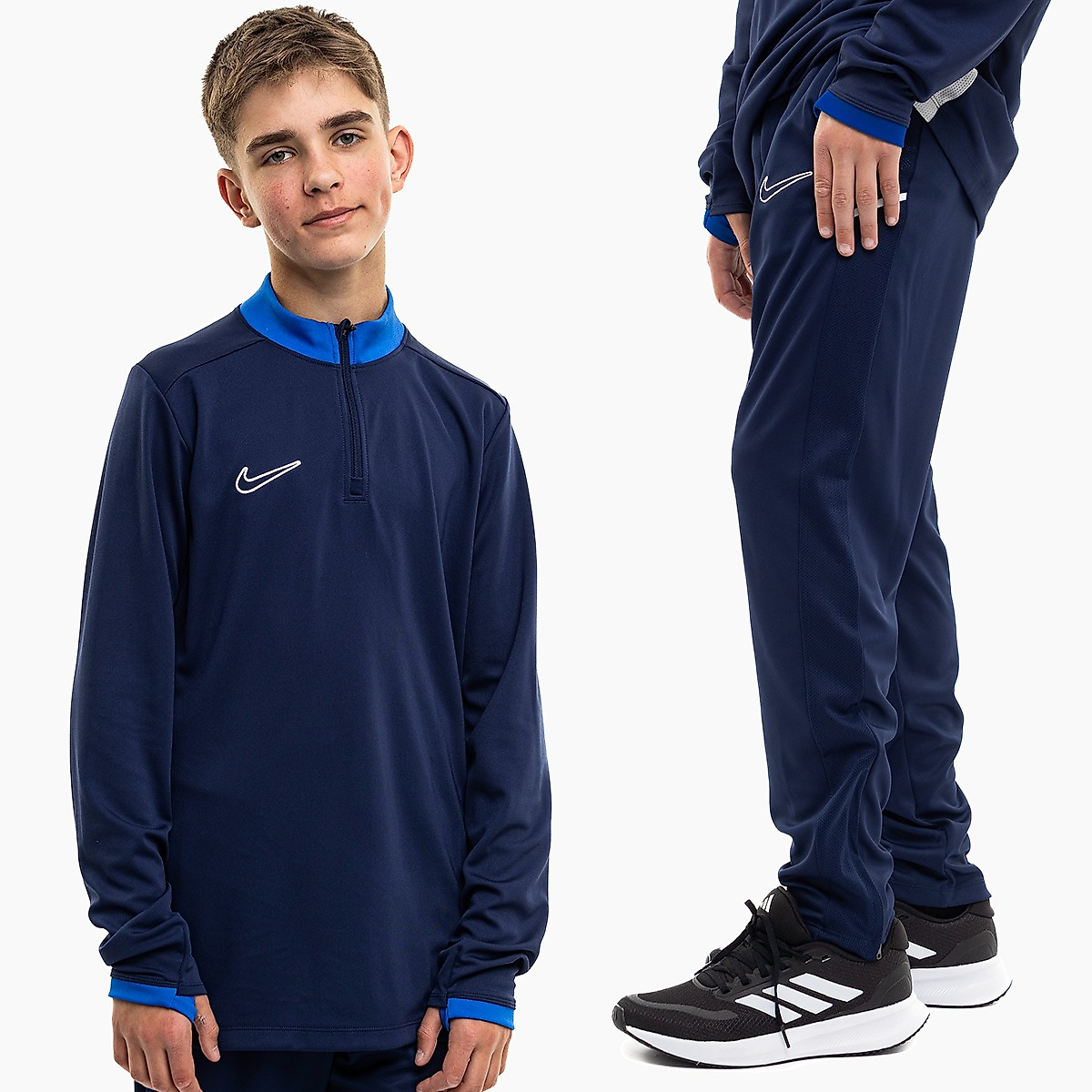 Nike Dětská tepláková souprava Dri-Fit Academy 25 Drill FZ9773 410/FZ9816 410