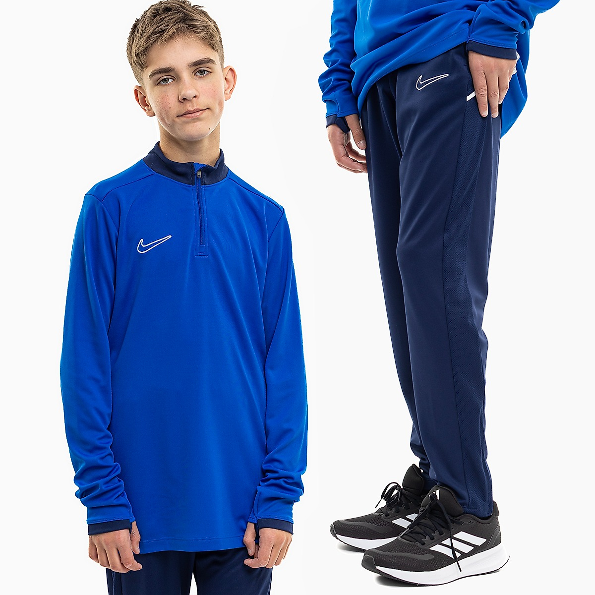 Nike Dětská tepláková souprava Dri-Fit Academy 25 Drill FZ9773 463/FZ9816 410