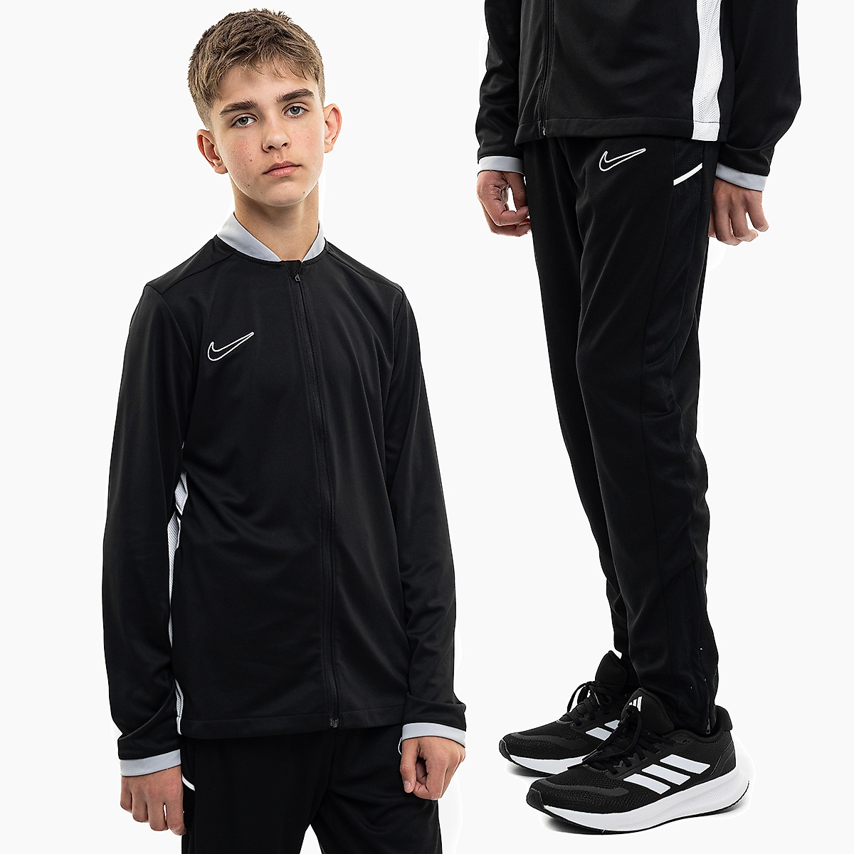 Nike Dětská tepláková souprava Dri-Fit Academy 25 Track FZ9836 010/FZ9816 010