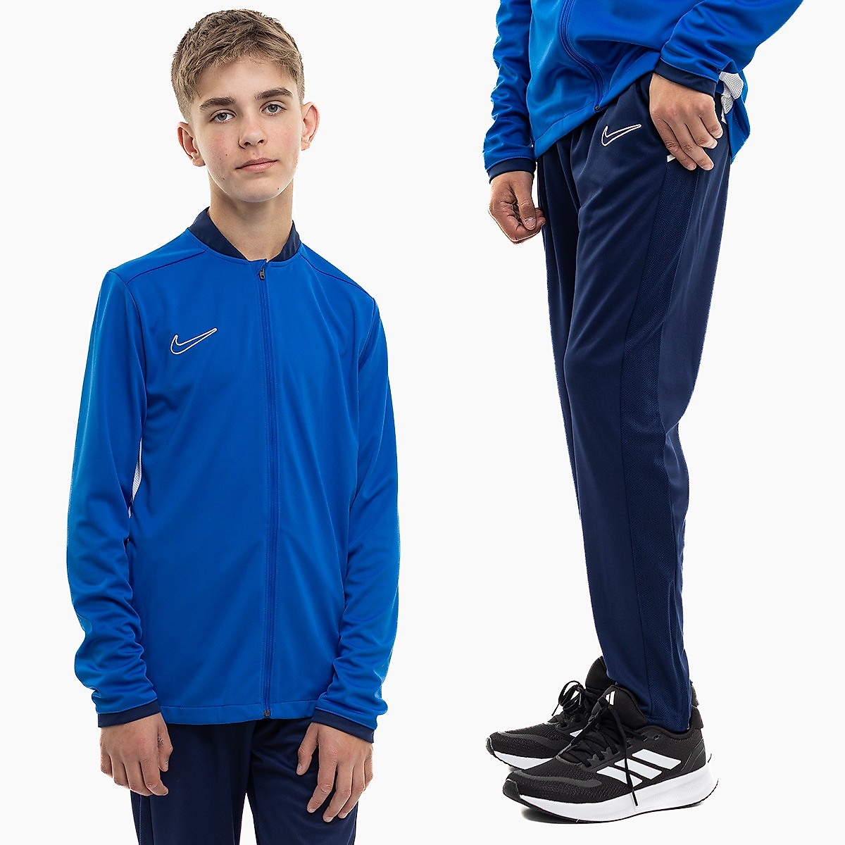 Nike Dětská tepláková souprava Dri-Fit Academy 25 Track FZ9836 463/FZ9816 410