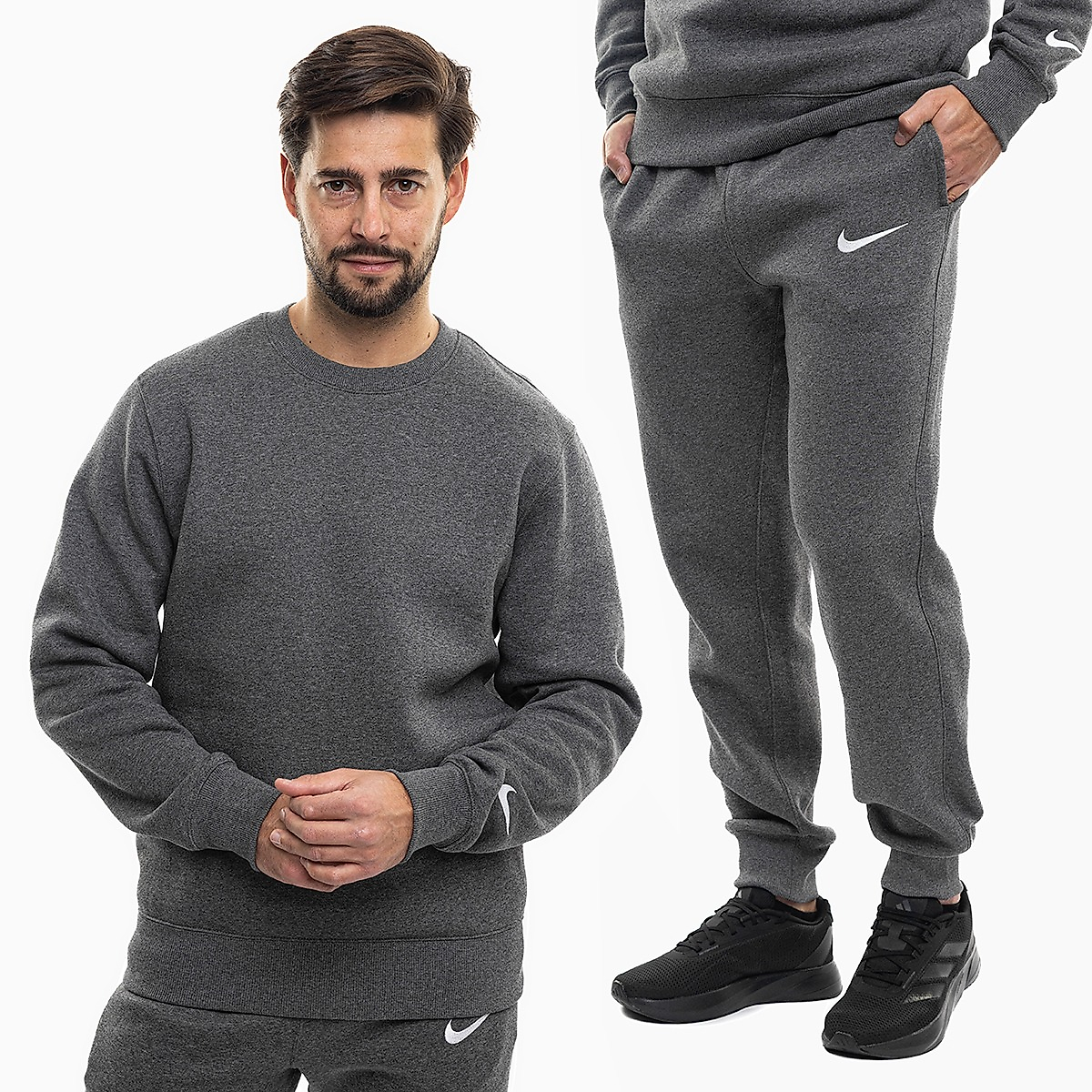 Nike Pánská tepláková souprava Park 26 Fleece Crew IO9039 071/IB1248 071
