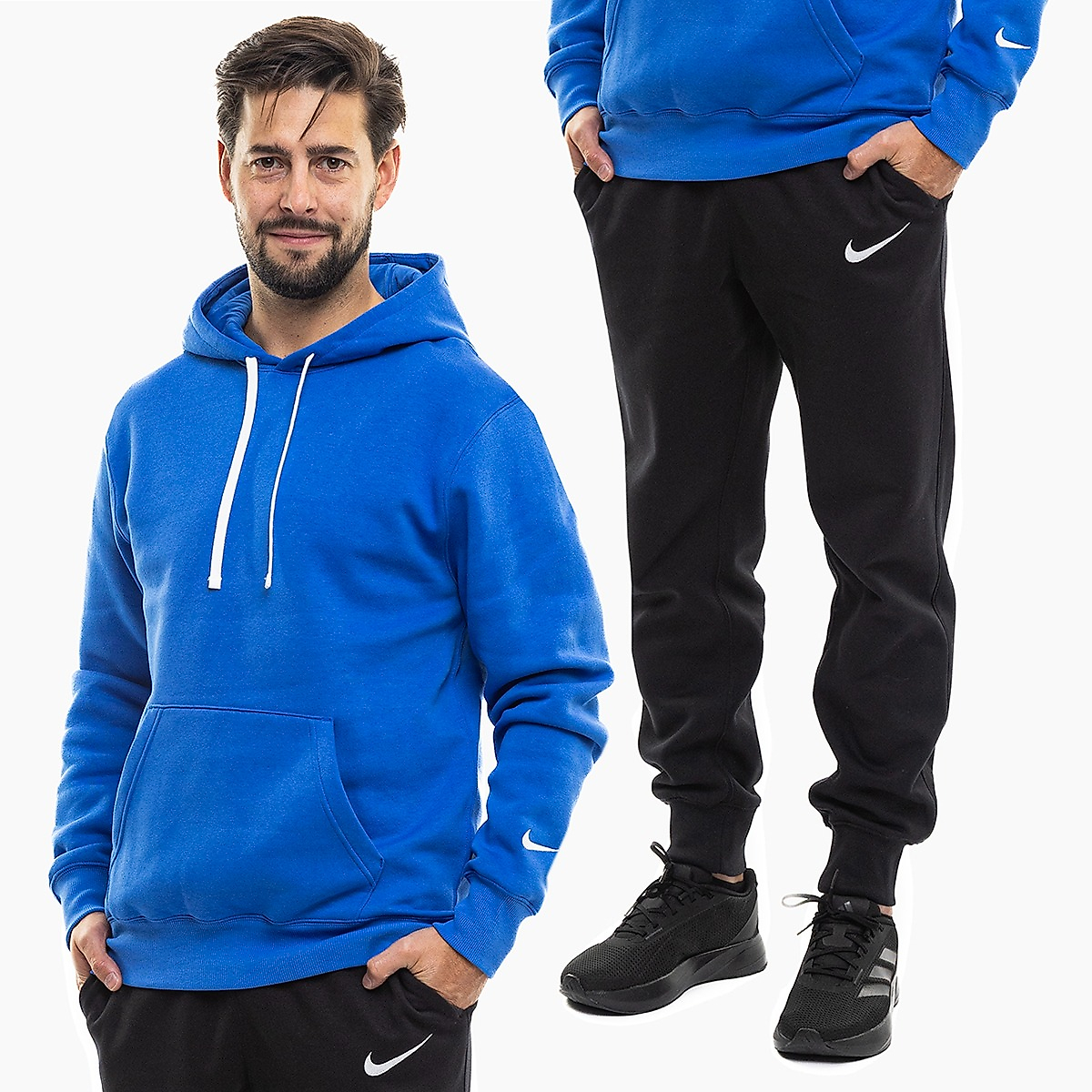 Nike Pánská tepláková souprava Park 26 Fleece Pull Over Hooded IO9035 463/IB1248 010