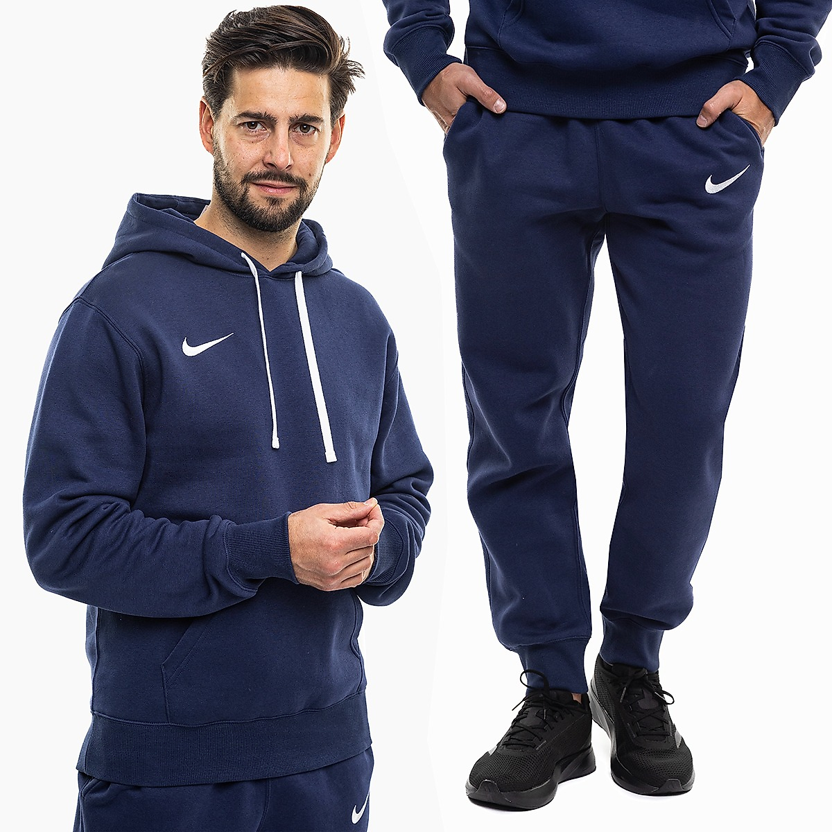 Nike Pánská tepláková souprava Park 26 Fleece Pull Over Hoodie IB1222 410/IB1248 410