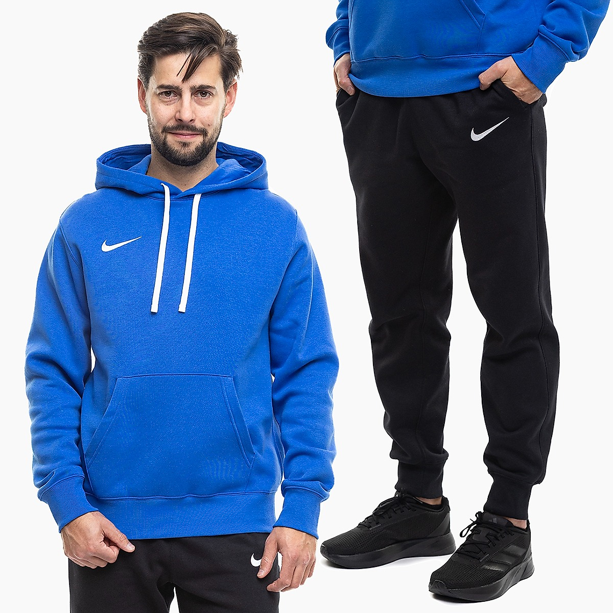 Nike Pánská tepláková souprava Park 26 Fleece Pull Over Hoodie IB1222 463/IB1248 010