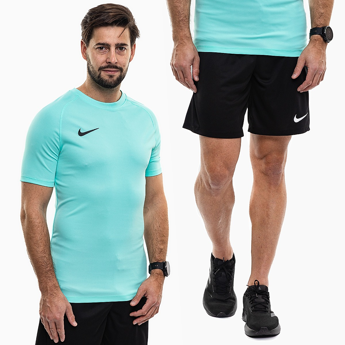 Nike Pánský sportovní set dres šortky Park VIII Jersey HV8173 354/BV6855 010