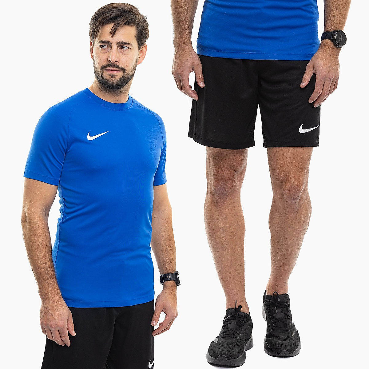 Nike Pánský sportovní set dres šortky Park VIII Jersey HV8173 463/BV6855 010