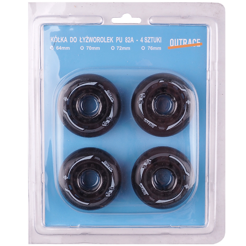 Outrace Kolečka pro in-line brusle 64 mm