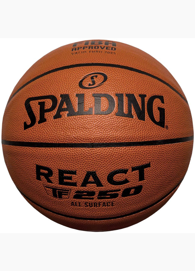 Spalding Basketbalový míč React TF-250 Logo Fiba 76967Z Spalding Basketbalový míč React TF-250 Logo Fiba 76967Z
